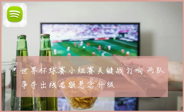 世界杯球赛小组赛关键战打响 两队争夺出线名额悬念升级