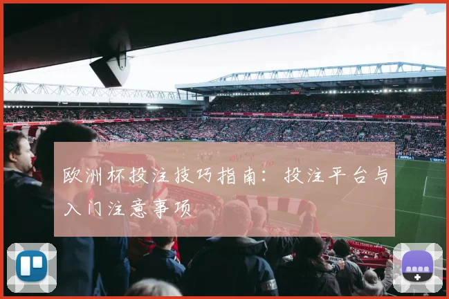 欧洲杯投注技巧指南:投注平台与入门注意事项